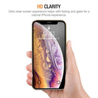 3PCS New Tempered Glass Screen Protectors For iPhone 12 12 Max/12 Pro Front film iPhone X 6/6s 7 8 11 Pro Max Screen Protector Tempered Glass Film Screen Protector For iPhone Stevvex