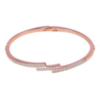 Rose Gold Stainless Steel Bracelets & Bangles Female Heart Forever Love Charm Bracelet For Women - SJB-DIAMOND ELITES