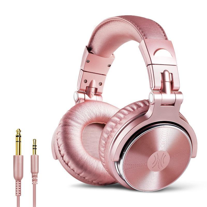 Proffesional Studio Luxury STEVVEX  Headphones Hifi Studio DJ Headphone Wired Monitor Music Gaming Headset Earphone For Phone Computer PC With Mic - SJB-DIAMOND ELITES
