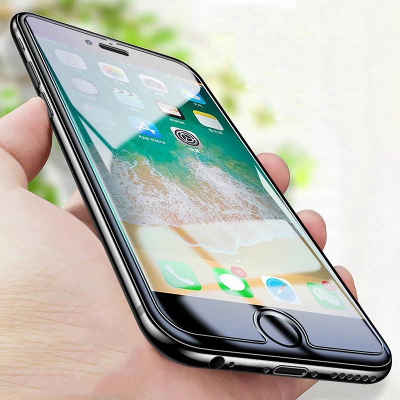 3PCS 9H Tempered Glass For iPhone 14 13 12 11Pro Max 7 8 Plus Screen Protector For iPhone XS Max XR 12mini Protective Glass Film Premium Tempered Glass Screen Protector for iPhone Stevvex