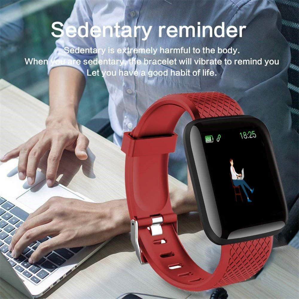 Stevvex D13 Smart Watches 116 Plus With Heart Rate Watch Smart Wristband Sports Watches With Waterproof Protection For Android Sistems - SJB-DIAMOND ELITES