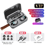 Bluetooth V5.0 Earphones Wireless Headphones With Microphone Sports Waterproof Headsets 2200mAh Charging Box For Android - SJB-DIAMOND ELITES
