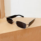 Popular Fashion Small Rectangle Women Luxury Sunglasses Brand Designer Vintage Punk Men Sunglasses Style With Shades UV400 Protection Stevvex