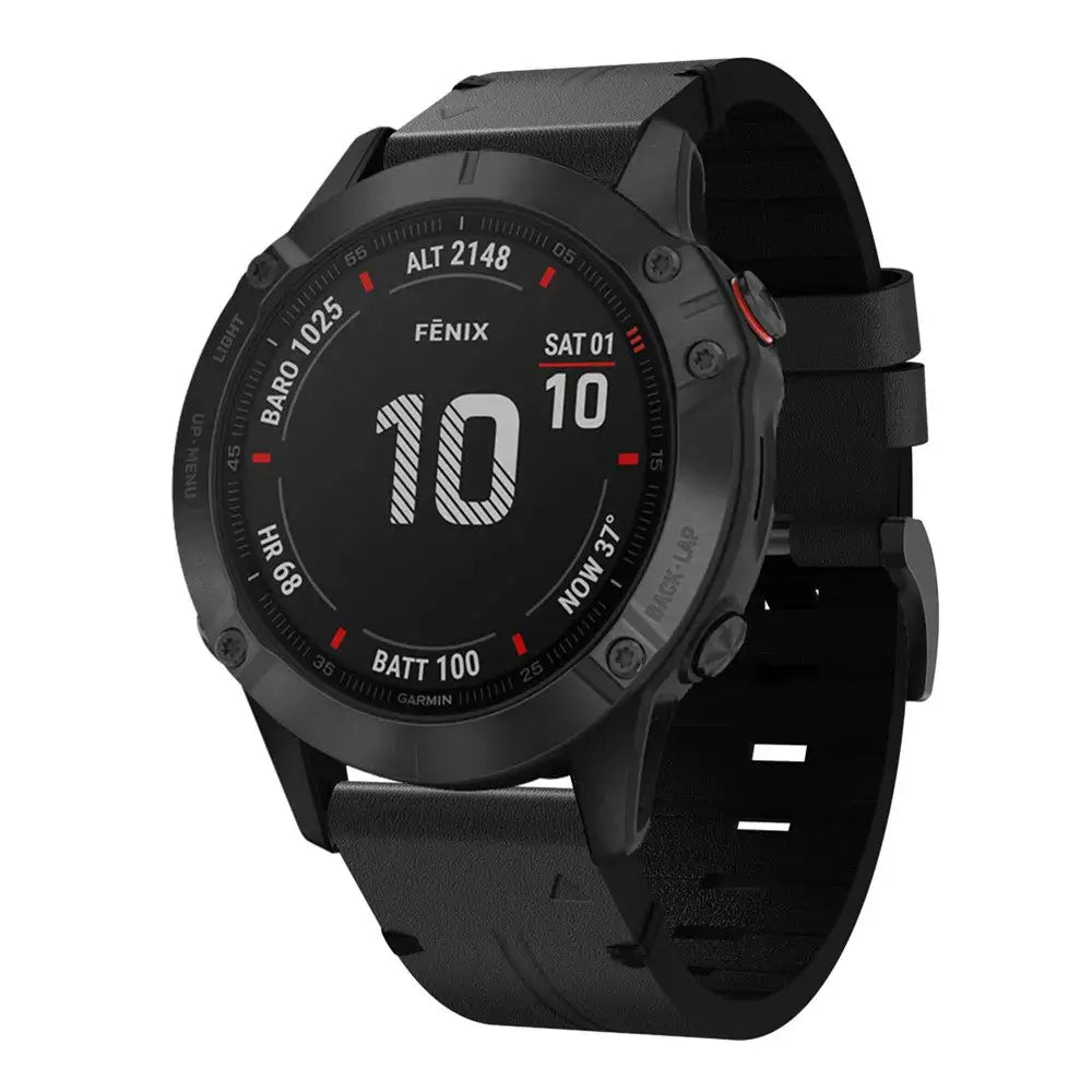 Garmin Soft Leather Band - QuickFit Stylish Upgrade - SJB-DIAMOND ELITES