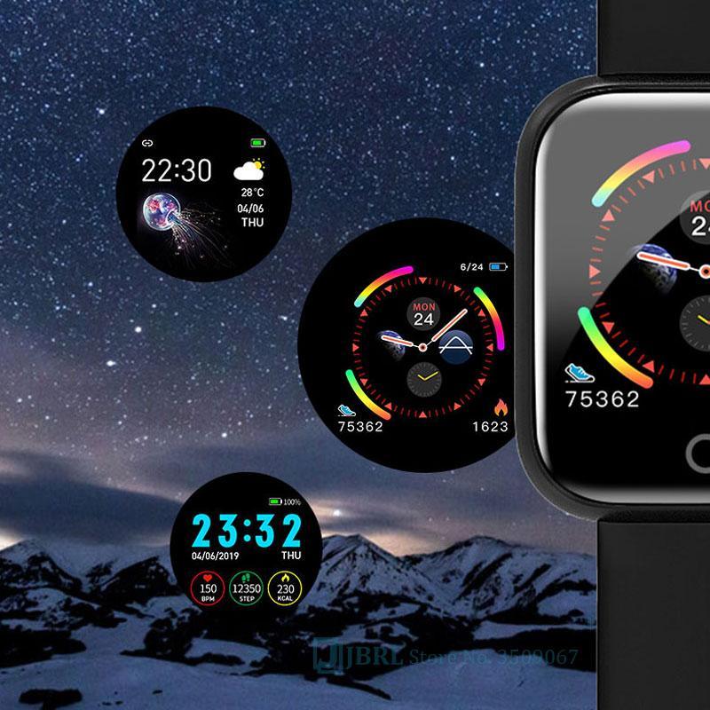 STEVVEX  LATEST Smart Watch Women Men Smartwatch For Android IOS Electronics Smart Clock Fitness Tracker Silicone Strap Smart-watch Hours - SJB-DIAMOND ELITES