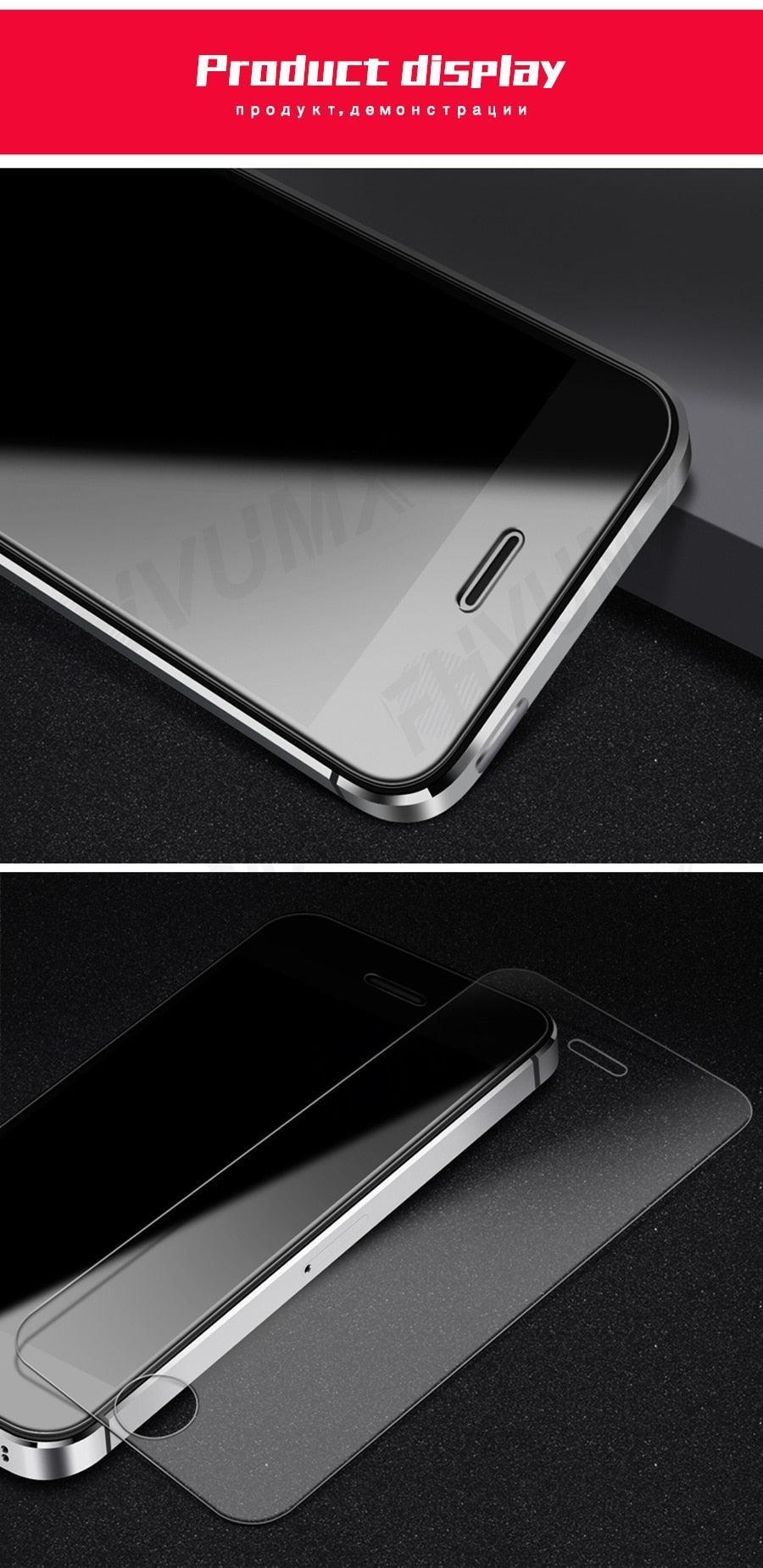 100D Transparent Tempered Glass For iPhone 7 8 6 6S Plus Glass Screen Protector On iPhone 5 5C 5S SE 2020 Glass Protective Film Tempered Glass Screen Protector Stevvex
