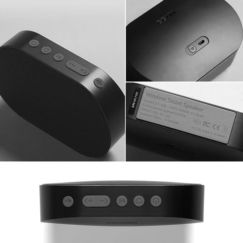 Portable Speaker Smart Bluetooth Wireless 10W Mini Speaker Compact Powerful 2200mAh Support Alexa Spotify Tunein Streaming Music Lootquake LLC