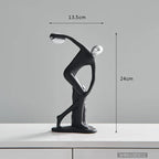 Abstract Sculpture Human Figurines Modern Home Decoration Resin Character Statue Living Room Office Bookshelf Decor Accessories