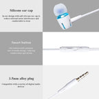 STEVVEX Headphones wired Earphone E18 Adjustable volume pause/play For   mobiles  earbuds wire Headset for smartphone - SJB-DIAMOND ELITES