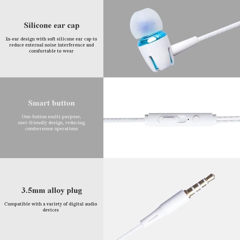 STEVVEX Headphones wired Earphone E18 Adjustable volume pause/play For   mobiles  earbuds wire Headset for smartphone - SJB-DIAMOND ELITES