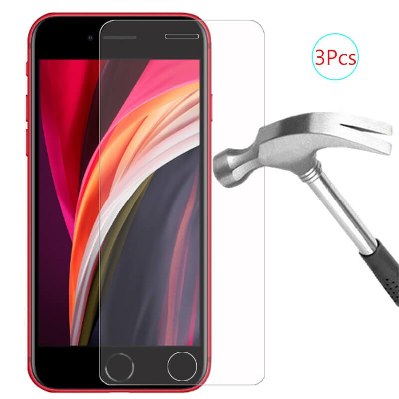 3Pcs For iPhone 7 8 6 s 6s Plus Protective Glass For Screen Protector Film Glass Armor Tempered-Glass Compatible for iPhone Screen Protector for iPhone Stevvex