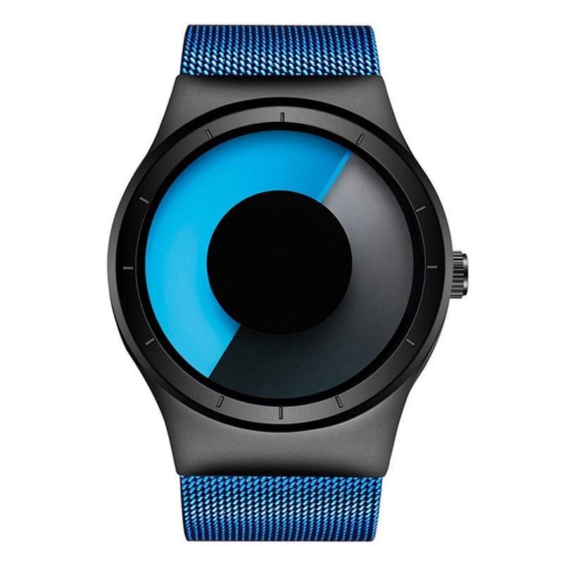 Watches Men Top FASHION Brand Casual Stainless steel Mesh Band Unisex Watch Clock Male female Gentleman gift - SJB-DIAMOND ELITES