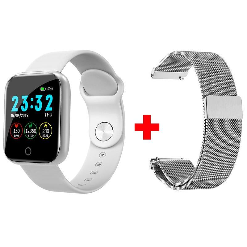 STEVVEX  LATEST Smart Watch Women Men Smartwatch For Android IOS Electronics Smart Clock Fitness Tracker Silicone Strap Smart-watch Hours - SJB-DIAMOND ELITES