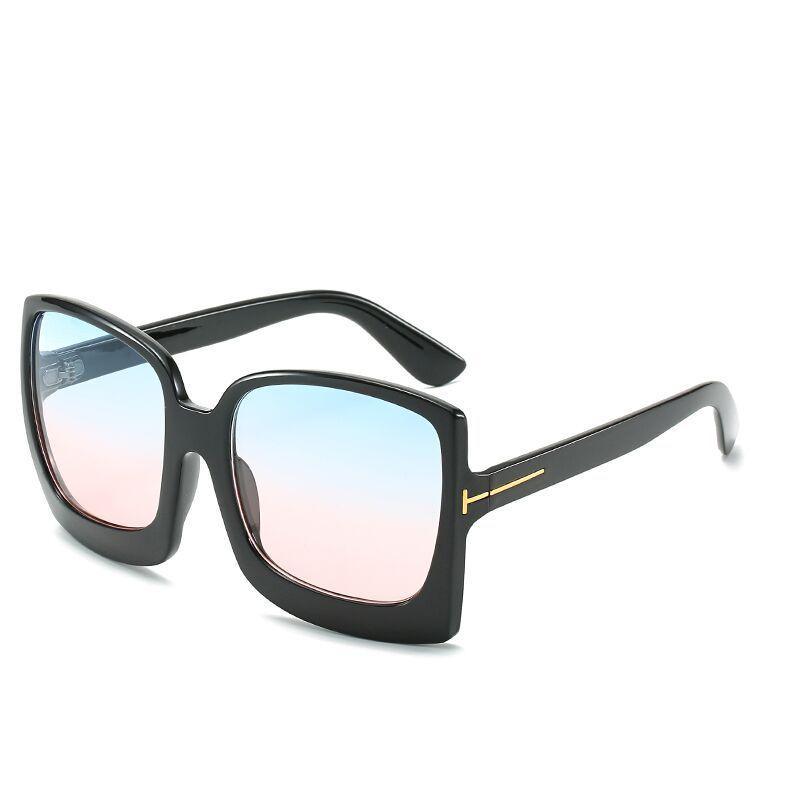 Fashion Oversized Women Square Big Frame Graduent Woman and Lady Sunglasses Brand Designer with  UV400 Protection gafas de sol mujer - SJB-DIAMOND ELITES