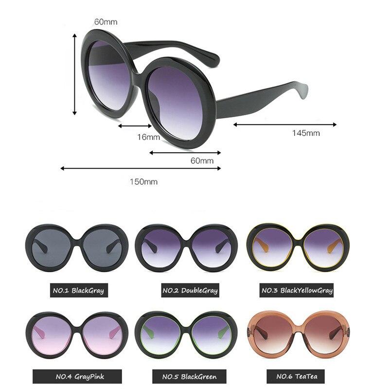 Luxury Round Oversized Big Frame Oval Vintage Elegant Woman Sunglasses  Oculos De Sol Gafas - SJB-DIAMOND ELITES