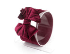 New Large Bow Baby Headband Velet Soft Bowknot Girl Accessories Hair Solid Messy Bows Toddler Headbands Baby Head Wraps Turban Big Bow for Girls