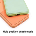 Simple Wallet Case For iphone Silicone Case For iphone 13 12 11 Pro Max Mini With Card Holder Cover Classic Silicone Full Protection Anti-Scratch Shockproof Case Stevvex
