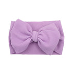 Baby Girls Headband Toddler Big Bow Hairband Cute Solid Stretch Turban For Baby Girls