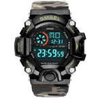 Digital Mens  Sports Waterproof 50 M Watches With Auto Date relogio masculino  Army Military Sports Unisex Watch - SJB-DIAMOND ELITES