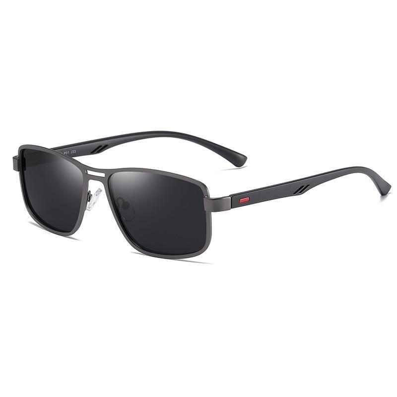 Business Luxury Brand NEW Fashion Polarized Elegant Sunglasses for Men Wuth UV400 Polarized Square Metal Frame Sunglasses - SJB-DIAMOND ELITES