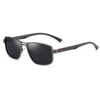 Business Luxury Brand NEW Fashion Polarized Elegant Sunglasses for Men Wuth UV400 Polarized Square Metal Frame Sunglasses - SJB-DIAMOND ELITES