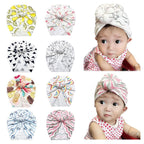 Infant Baby Headbands Solid Cotton Knot Turban Headband For Girls  Beanie Hat Headwear For Girls