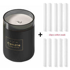 280ML Ultrasonic Air Humidifier Candle Romantic Soft Light USB Essential Oil Diffuser Car  Aroma Mist Maker
