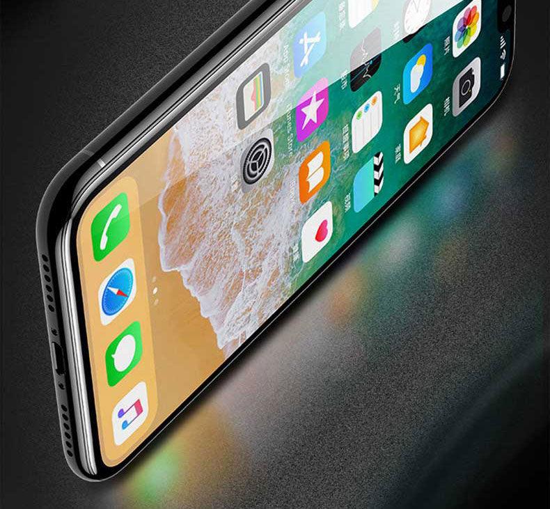 2000D Curved Edge Tempered Glass For iPhone SE 2020 6 6S 7 8 Plus Full Cover Glass on iPhone 11 Pro XS Max X XR Screen Protector Screen Protector No Side Bezel Easy Installation Frame 3X Stronger Screen Protector Stevvex