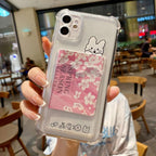 Charming Card Phone Case For iPhone 14 13 12 11 Pro Max 7 8 Plus X XR XS Max Transparent Wallet Soft Bumper Back Cover Funny Couple Transparent Soft iphone Cover Stevvex