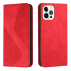 Luxury Blue Flip Wallet Case For iPhone 14 13 12 Mini Plus 11 Pro Magnetic Cards Phone Cover Magnetic PU Leather Phone Case Classic S-shaped Simple Flip Wallet Cover Stevvex