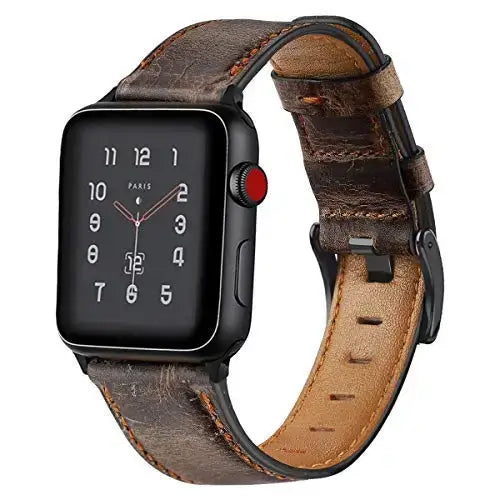 Apple Watch Leather Strap - Premium Durable Fashion Band - SJB-DIAMOND ELITES