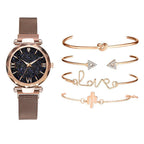 New STEVVEX Luxury Women Watches Magnetic Starry Sky Female Clock Quartz Wristwatch Fashion Ladies Wrist Watch For Women and Girls