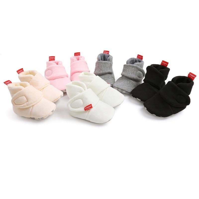 Winter Toddler Newborn Baby Crawling Shoes Boy Girl Slippers Prewalker Anti-slip Warm Infant Shoes Stevvex