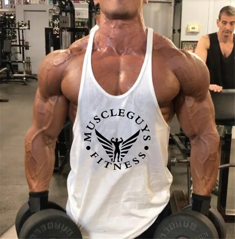 FlexFit Men's Muscle Gym Tank - Sleeveless Sportswear THRIXINE
