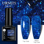 UR SUGAR 7.5ml Nude Glitter Color Gel Nail Polish Winter Warm Color Series Semi-permanent Varnish Professionals Manicure