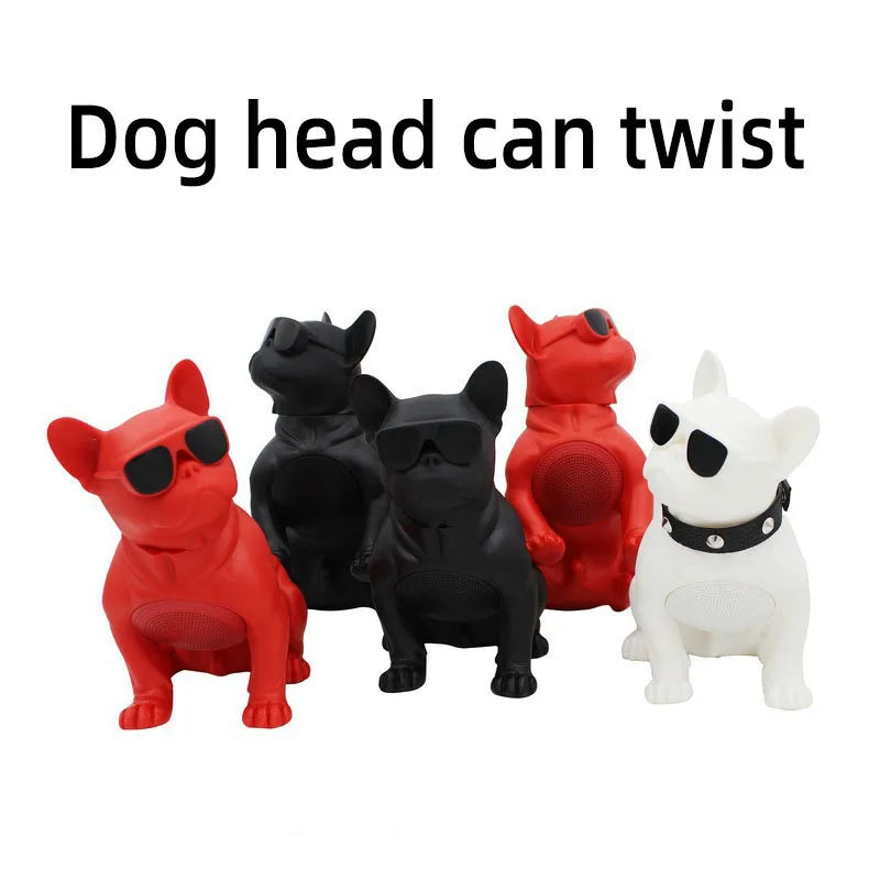 2023 Wireless Bluetooth Speaker  French Bulldog cumputer speakers Portable Stereo Super Bass USB AUX Outdoor Full Dog Subwoofer Lootquake LLC