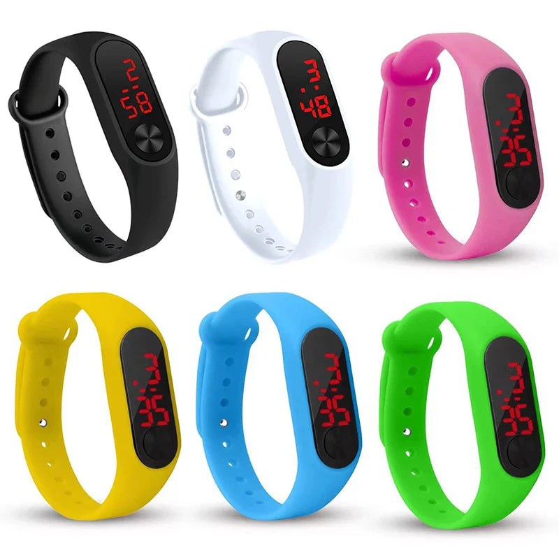 Women's Watch Silicone Wrist Watch for Men and Women Electronic Candy Colors Watches LED Casual Sports Watch Man watch Lootquake LLC