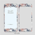 3D Curved Edge Tempered Glass for iPhone 6 6s 7 8 Plus Fashion Flowers Pattern Screen Protector Protective Film Tempered Glass Screen Protector Designed for iPhone Stevvex