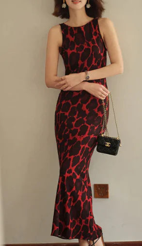 Slimming Elegant Long Dress Pi-Mart