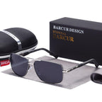 Luxury Men Modern Business Elegant New Sunglasses With High Quality Metal Frame and UV400 Protection - SJB-DIAMOND ELITES