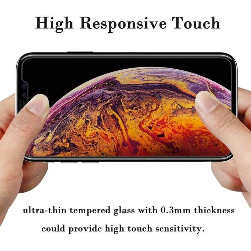 2Pcs Privacy Screen Protectors for iPhone 13 12 11 Pro XS Max 12Mini XR SE2020 Anti-spy Tempered Glass for iPhone 6S 7 8 Plus Screen Protector Tempered Glass Anti Spy Privacy Glass Screen Protector For iPhone Stevvex