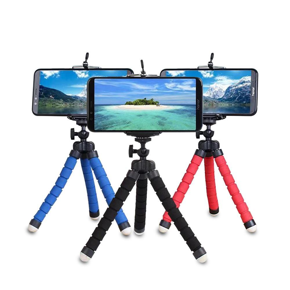 360 Degree Flexible Lightweight Tripods Phone Holder Camera Desk Universal Portable Holder Stevvex