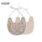 Newborn Baby Boys Girls Cute Saliva Towel Feed e Cotton Bibs Dribble Scarf For Baby Kids