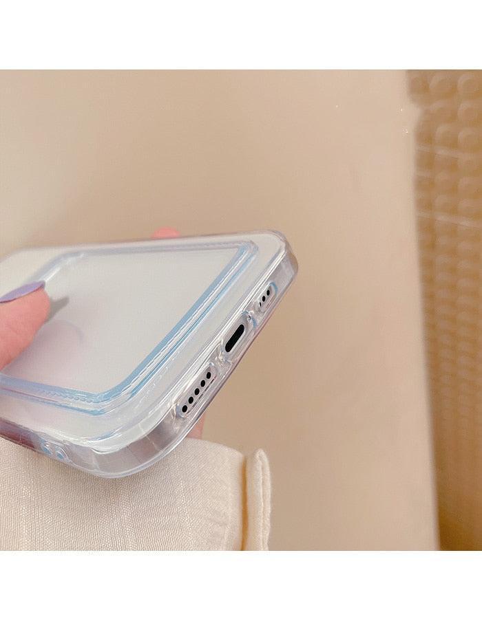 Transparent Mobile Phone Case For iPhone 11 12 13 14Mini case For iphone 11 Pro X XS Max XR 7 8 Plus SE Case Cover Soft Silicone Wallet Card Holder Stevvex