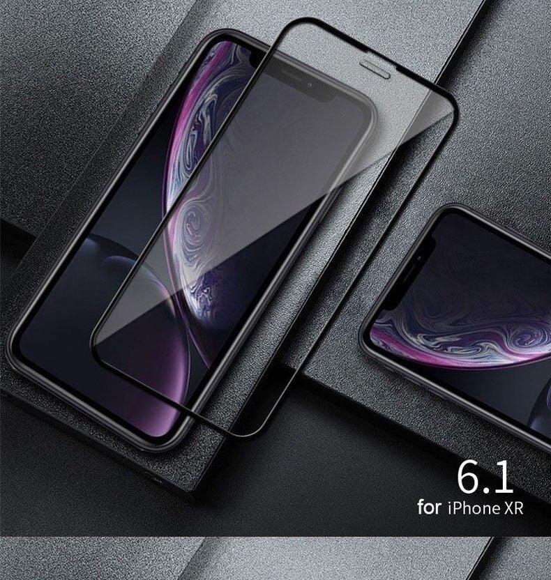 500D Curved Protective Glass For iphone SE 2020 6 6S 7 8 Plus Tempered Glass Film on iPhone X XR 11 Pro XS Max Screen Protector Anti-Fingerprint Tempered Glass Film Full Screen Case Friendly Bubble Free for iPhone Stevvex