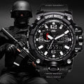 Popular Men Military Army Mens Watch With Led Digital Display Analog Automatic Watch for Men and Woman Sport watch - SJB-DIAMOND ELITES