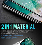 2000D Curved Edge Tempered Glass For iPhone SE 2020 6 6S 7 8 Plus Full Cover Glass on iPhone 11 Pro XS Max X XR Screen Protector Screen Protector No Side Bezel Easy Installation Frame 3X Stronger Screen Protector Stevvex