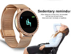 Luxury Ladies Smart Watch For Women With  Blood Pressure Heart Rate Monitor Fitness tracker And Sport Smart Band Alarm Clock Reminder Smartwatch - SJB-DIAMOND ELITES