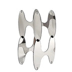 Medieval Style Mirror Combination Metal Sculpture Geometric Acrylic Art Installation Home Decoration Creative Ornaments