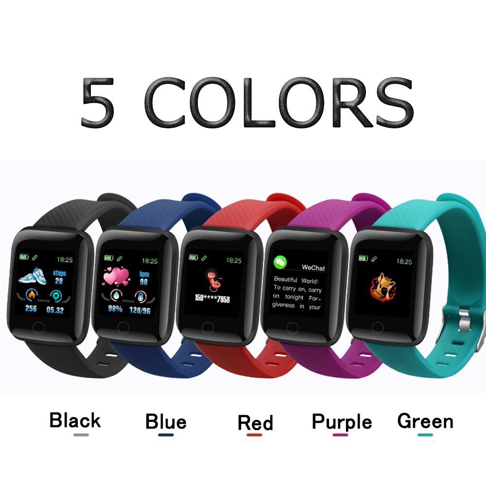 Stevvex D13 Smart Watches 116 Plus With Heart Rate Watch Smart Wristband Sports Watches With Waterproof Protection For Android Sistems - SJB-DIAMOND ELITES